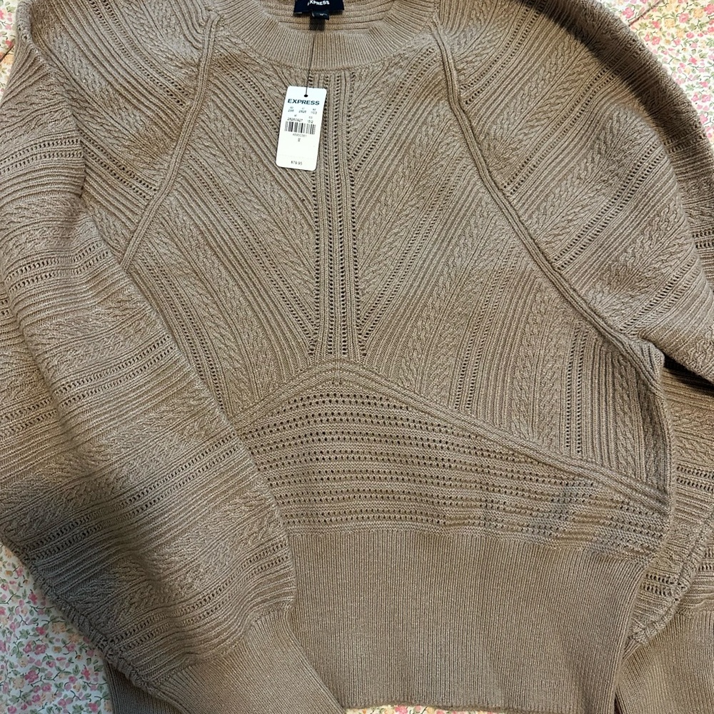 Express Sweater in Taupe